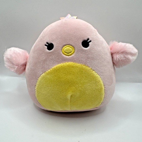 8" inch HARMONY the PINK Chick Squishmallow Plush Kelly Toy - Picture 1 of 7